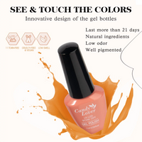Candy Lover Gel Nail Polish Kit, 22 Colors Gel Polish with Top Coat Base Coat Matte Coat, UV Gel Nail Polish Set for Girls Women Holiday Gift
