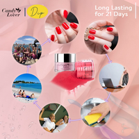 Candy Lover Dip Powder, 12 Colors Painted Dip Nail Powder Kit with Dust Brush and Nail File, Nail Art Spring Summer Series Dip Powder Nail Kit for Girls Women Manicure