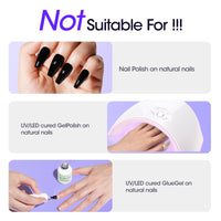 Gellen Nail Glue Remover, Gel Nail Glue Remover for Press On Nails, Easy Remove Solid Nail Glue Gel On Fake Nail Tips, 60ML