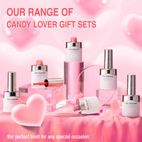 Candy Lover Nail Gel Polish, 6 Colors Lover's Red Pink Gel Polish Set, Soak Off UV LED Needed Nail Gel Set, Nail Art Gift for Women DIY Manicure