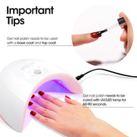 Gellen Gel Nail Polish, 18ml Burgundy Red Nail Polish Soak Off UV LED Nail Gel Polish Nail Art Manicure Salon at Home DIY Gel, Christmas Gifts for Women Girls