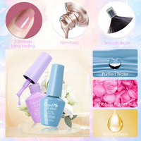 Candy Lover Gel Nail Polish Kit with Top Coat Base Coat Matte Coat 22 Colors UV Gel Polish, Charming Classy Nudes Gel Nail Colors, Gel Nail Polish Sets, Nail Gel Polish Gift Gel Nail Polish
