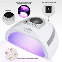 Candy Lover UV Nail Lamp, Real 132W UV Light for Nails, Nail Lamp, Professional Nail Dryer, Quick Dry & Approved Safety, Premium Nail Lamp Gift for Girls Women