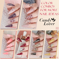 Candy Lover Gel Nail Kit with UV Lamp, 12 Colors Natural Quick Dry Long-Lasting Gel Polish Set, All-in-one Gel Nail Polish Kit Gift for Teen Girls Lady Women at Home Manicure Kit