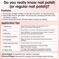 Gellen Quick Dry Nail Polish, 6Colors Nude & Burgundy Romantic Collection Regular Nail Polish Set No UV Light Needed for Finger Toe & Fake Nails Home Salon DIY Nail Art