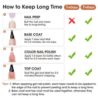 Gellen Nail Polish, Quick Air Dry 6 Colors Nail Lacquer Set Warm Chocolate Brown Nail Polish Set for Nail Manicure DIY Art Home, No UV Light Needed, 0.33 Fl.oz