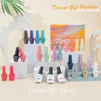 Candy Lover Gel Nail Polish Kit with Top Coat Base Coat Matte Coat 22 Colors UV Gel Polish Girls Ladies Women Nail Gel Polish Kit Holiday Gift Soak Off Gel Nail Set Gel Nail Polish