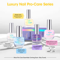 Gellen 15ml Nail Strengthener, Air Dry Clear Finish Nail Growth Strengthener for Thin Weak and Damaged Nails Repair Solution with Protein Keratin Calcium Nourish Nail Care Treatment, Ginger Scented