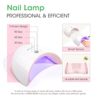 Gellen Gel Nail Polish Starter Kit with 36W UV Light, 10 Colors Summer Jelly Color Gel Polish Kit, All-In-One Manicure Gift Set with Gel Nail Base Top Coat & Nail Dryer, Nail Art Tools for Salon DIY