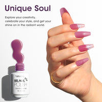 Gellen Gel Nail Polish Starter Kit with 36W UV Light, 10 Colors Ripe Grapes Color Gel Polish Kit, All-In-One Manicure Gift Set with Gel Nail Base Top Coat & Nail Dryer, Nail Art Tools for Salon DIY
