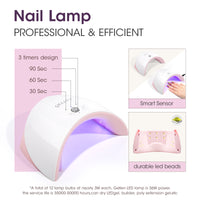 Gellen Gel Nail Polish Starter Kit with 36W UV Light, 10 Colors Ripe Grapes Color Gel Polish Kit, All-In-One Manicure Gift Set with Gel Nail Base Top Coat & Nail Dryer, Nail Art Tools for Salon DIY