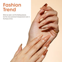 Gellen Gel Nail Polish Starter Kit with 36W UV Light, 10 Colors White Brown Color Gel Polish Kit, All-In-One Manicure Gift Set with Gel Nail Base Top Coat & Nail Dryer, Nail Art Tools for Salon DIY