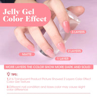 Perfect Summer Gel Nail Polish, 12 Colors Gel Polish Macaron Nude Sheer Soak Off UV Nail Polish Gel, Manicure DIY Salon Nail Art Gift for Women Girls