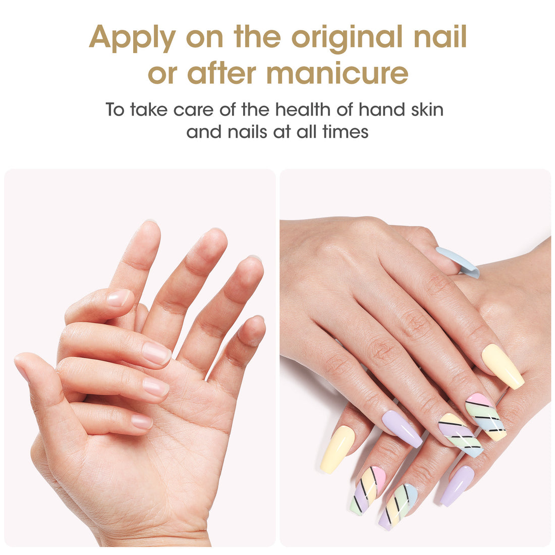 Gellen Nail Cuticle Oil for Growth and Strength, 15ml Vitamin E Nail Nourishing Oil for Hydrating, Moisturizing, Strengthening, Cuticle and Skin Nail Care for Women, Jasmine Scent, Gold Shimmer