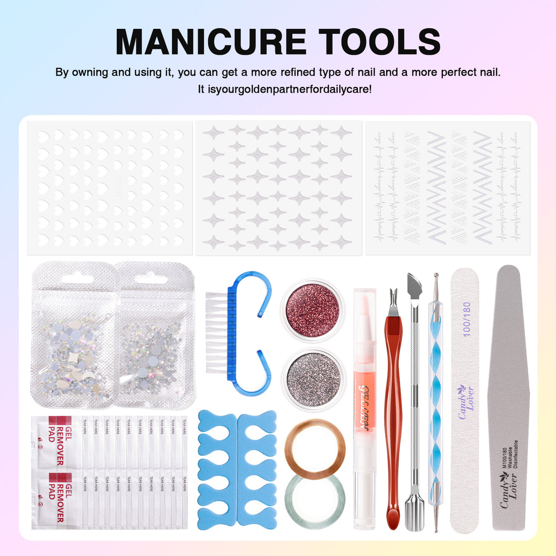 Candy Lover Gel Nail Polish Kit, 12 Colors Macaron Collection Nail Gel Kit with Greeting Card & 72W UV Nail Lamp, Salon Quality Long-lasting Gel Polish Set, Gift for Girl Women DIY Manicure