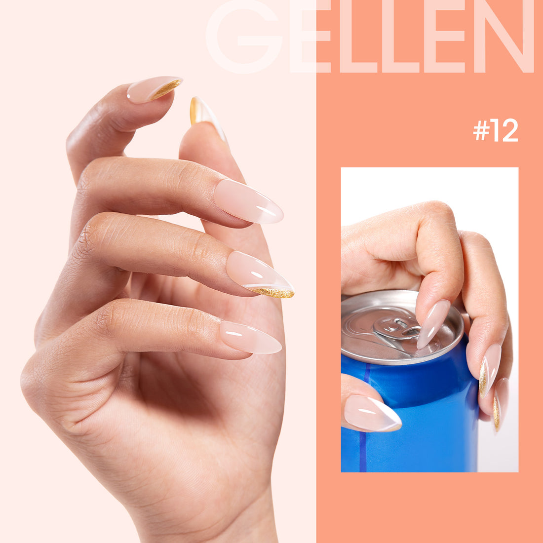 Gellen Builder Nail Gel, 9 in 1 Nude Gel Builder for Nail Thickening, LED Nail Lamp Cured Hard Gel Builder Gel Nail Polish Base Gel Extension Gel Building Gel