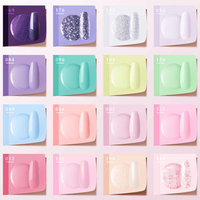 Gellen Nail Gel Polish Kit with Base Top Coat, 16 Colors Gel Nail Polish Set, Bright Candy Tones Spring Summer Color Nail Gel Polish Gifts for Women Girls