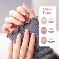 Gellen One Step Cat Eye Gel Nail Polish, 5-in-1 Magnetic Gel Polish Set, UV Lamp Needed Cured, No Base Top Needed, DIY Manicure for Women Beginners, 15 Sheer Rose Latte Nude