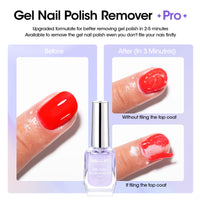 Gellen Gel Nail Polish Remover Kit, with Peelable Liquid Latex for Nails, Gel Polish Remover Kit Fast Nail Gel Removal in 2-5 Minutes No Soaking or Wrapping