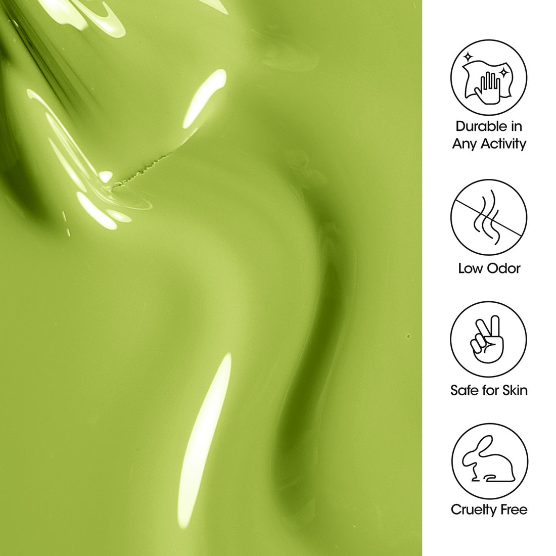 Gellen Gel Nail Polish, 18ml Light Green Nail Polish Soak Off UV LED Nail Gel Polish Nail Art Manicure Salon at Home DIY Gel, Christmas Gifts for Women Girls