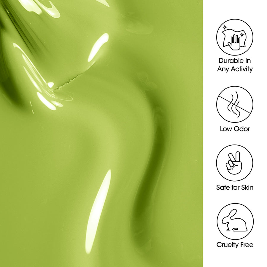 Gellen Gel Nail Polish, 18ml Light Green Nail Polish Soak Off UV LED Nail Gel Polish Nail Art Manicure Salon at Home DIY Gel, Christmas Gifts for Women Girls