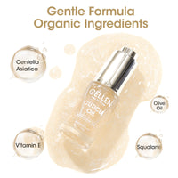 Gellen Nail Cuticle Oil for Growth and Strength, 15ml Vitamin E Nail Nourishing Oil for Hydrating, Moisturizing, Strengthening, Cuticle and Skin Nail Care for Women, Jasmine Scent, Gold Shimmer