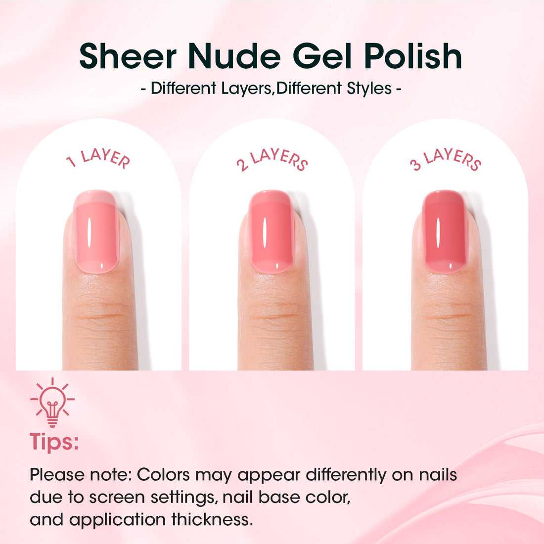 Gellen Gel Nail Polish, 18ml Coral Pink Jelly Nail Polish Soak off UV LED Nail Gel Polish Nail Art Manicure Salon at Home DIY Gel, Valentine Gifts for Women Girls