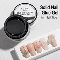 Candy Lover Solid Nail Glue Gel 1Pc 8g with 18W Mini UV LED Lamp