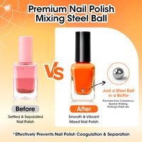 Gellen Quick Dry Nail Polish, 6Colors Red Wine Gradient Warm Collection Regular Nail Polish Set No UV Light Needed for Finger Toe & Fake Nails Home Salon DIY Nail Art