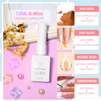 Perfect Summer Gel Nail Polish, 12 Colors Gel Polish Neon Rainbow Soak Off UV Nail Polish Gel, Manicure DIY Salon Nail Art Gift for Women Girls