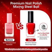 Gellen Quick Dry Nail Polish, 6Colors Christmas Red Gold Glitter Collection Regular Nail Polish Set No UV Light Needed for Finger Toe & Fake Nails Home Salon DIY Nail Art
