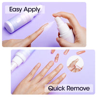 Gellen Nail Glue Remover, Gel Nail Glue Remover for Press On Nails, Easy Remove Solid Nail Glue Gel On Fake Nail Tips, 60ML