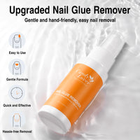Candy Lover Nail Glue Remover, 60ML Gel Nail Glue Remover for Press On Nails, Easy Remove Solid Nail Glue Gel On Fake Nail Tips