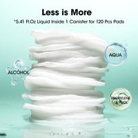 Gellen 120Pcs Nail Cleanser Pads, Lint-Free Alcohol Nail Wipes for Nails, Pre-Moistened Dual-Textured Nail Prep Pads in Jar, Remove Tacky Residue, Prep UV/LED Gel Polish, Acrylic & Press-on Nails
