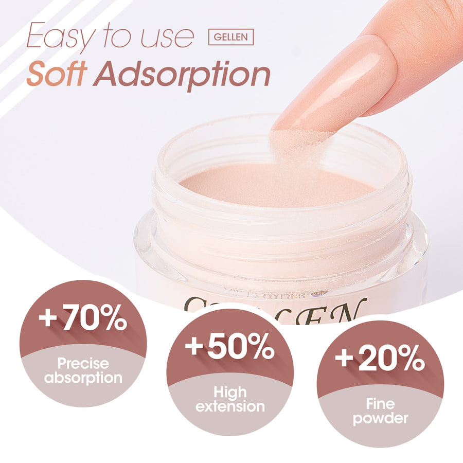 Gellen Dip Powder Nail Kit, 12 Colors Nudes Pink Brown Grey Dip Nail Powder Kit with Dust Brush and Nail File, Nail Art Fall Nudes Series Dip Powder Set