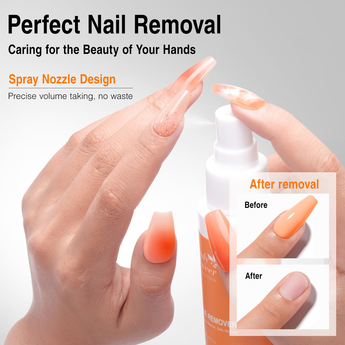 Candy Lover Nail Glue Remover, 60ML Gel Nail Glue Remover for Press On Nails, Easy Remove Solid Nail Glue Gel On Fake Nail Tips