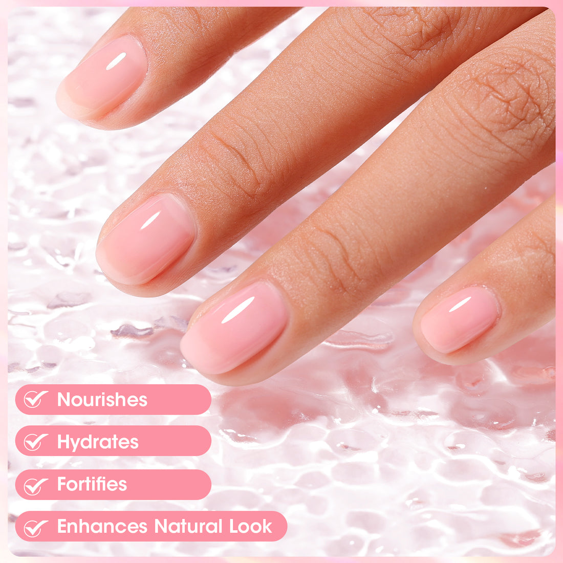 Gellen Clear Tinted Pink 5-In-1 One Stop Nail Polish Corrector, Nail Strengthener Growth Treatment, Fortify, Hydrate, Conceal, Smooth, Repair for Damaged, Dry, Uneven, Yellow Nails (No ratings yet)