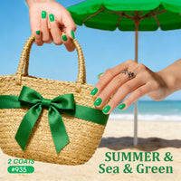Gellen Gel Nail Polish, 18ml Vibrant Emerald Green Nail Polish Soak off UV LED Nail Gel Polish Nail Art Manicure Salon at Home DIY Gel, Valentine Gifts for Women Girls