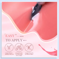 Perfect Summer Gel Nail Polish, 12 Colors Gel Polish Nude Pink Brown Soak Off UV Nail Polish Gel, Manicure DIY Salon Nail Art Gift for Women Girls