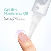 Gellen Nail Cuticle Oil Pen, Travel-sized Soft Brush Design, Rich in Jojoba Oil & VE, Soften Cuticle Strengthen Growth & Moisture Treatment for Dry Hangnail Thin Nails, 15ml Fragrance-free