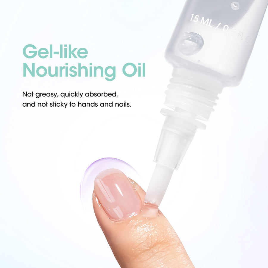 Gellen Nail Cuticle Oil Pen, Travel-sized Soft Brush Design, Rich in Jojoba Oil & VE, Soften Cuticle Strengthen Growth & Moisture Treatment for Dry Hangnail Thin Nails, 15ml Fragrance-free