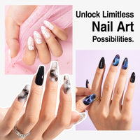 Candy Lover Blooming Gel, 15ml Clear UV/LED Blossom Nails Gel Polish for Spreading Effect Marble Natural Stone Watercolor Floral Print, Soak off DIY Nail Art Gift for Women
