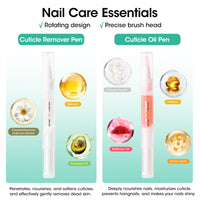 Gellen Nail Prep Kit, Professional Manicure Tools Set with 50PCS Nail Cleanser Pads, Cuticle Oil & Softener Pen, Ceramic Cuticle Pusher, Nail File, Buffer Block, Clipper & Nail Care Supplies