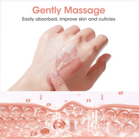 Gellen Nail Cuticle Oil for Growth and Strength, 15ml Vitamin E Nail Nourishing Oil for Hydrating, Moisturizing, Strengthening, Cuticle and Skin Nail Care for Women, Jasmine Scent, Nude Pink Shimmer