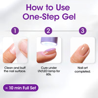 Gellen One Step Cat Eye Gel Nail Polish, 5-in-1 Magnetic Gel Polish Set, UV Lamp Needed Cured, No Base Top Needed, DIY Manicure for Women Beginners, 16 Sheer Caramel Nude