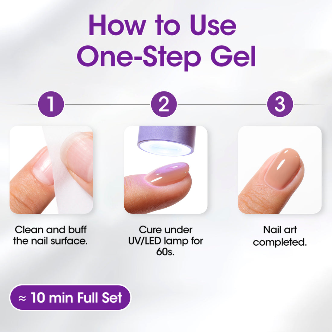 Gellen One Step Cat Eye Gel Nail Polish, 5-in-1 Magnetic Gel Polish Set, UV Lamp Needed Cured, No Base Top Needed, DIY Manicure for Women Beginners, 14 Sheer Soft Peach Nude