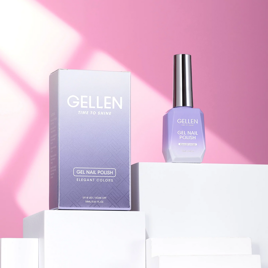 Gellen Gel Nail Polish - 18ml Light Baby Pink Soak off UV LED Gel Polish for Stunning Nail Art and Manicures - Perfect Gifts for Women