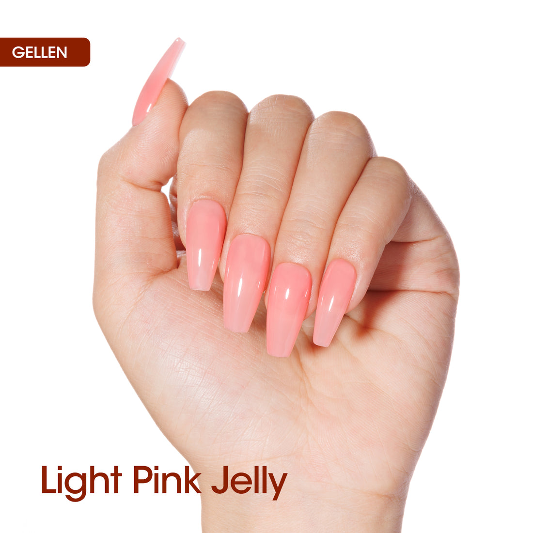 Gellen Nude Gel Nail Polish and Pastel Pink Gel Polish, 10ml Sparkle Silver Nail Polish Soak Off No Wipe UV Gel for Nail Art Salon Manicure DIY, Christmas Gifts for Women
