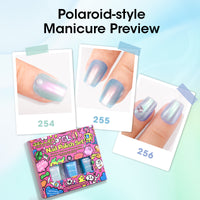 Gellen Nail Polish, Quick Dry 3 Colors Glitter Green Dark Green Blue Nail Polish Set Xmas Halloween Nail Lacquer Set, Gift for Women Home Nail Art, No UV Light Needed, 0.33 Fl.oz