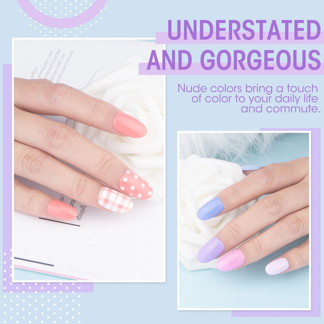 Perfect Summer Gel Nail Polish, 12 Colors Gel Polish, Pastel Spring Summer Gel Nails, Gel Polish Kit, Soak Off Nail Polish Set, Salon Nail Gift for Women Girls